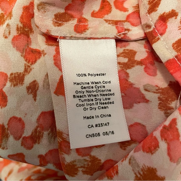 Talbots Tunic Long Sleeve Split Neck Women’s Size‎ L - Picture 8 of 8